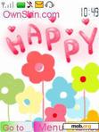 Download mobile theme Animated Happy