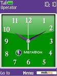 Download mobile theme Megafon Clock v.2