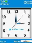 Download mobile theme Kyivstar Clock v.2