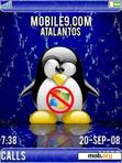 Download mobile theme Tux for W910