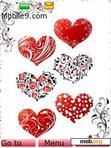 Download mobile theme hearts