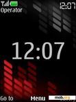 Download mobile theme Clock_XM Red