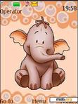 Download mobile theme Pink elephant