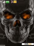 Download mobile theme Burning Skull