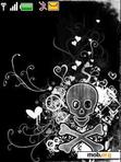 Download mobile theme Animated_Emo_Skull