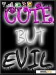 Download mobile theme cute but evil