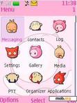 Download mobile theme Pig_Pink