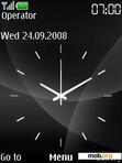 Download mobile theme Graphite Clock v.2.1