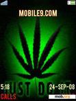 Download mobile theme ANIM WEED LEAF