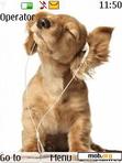 Download mobile theme Musical Dog