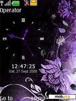 Скачать тему Purple Lamour Clock