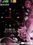 Download mobile theme Pink Lamour Clock