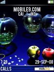 Download mobile theme 3d apples