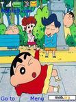 Download mobile theme shin chan