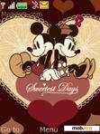 Download mobile theme Mickey And Minnie