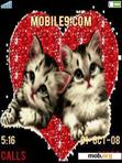 Download mobile theme ANIMATED KITTENS