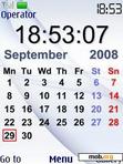 Download mobile theme Clock Calendar v.2