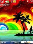 Download mobile theme Rainbow Fantasy