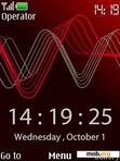 Download mobile theme 5220 XM Clock Red