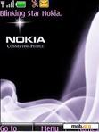 Download mobile theme Blinking Star Nokia