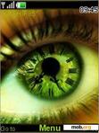 Download mobile theme Abstract eye clock