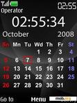 Download mobile theme Clock Calendar v.3