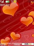 Download mobile theme Abstract Hearts