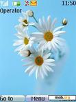 Download mobile theme White Flowers