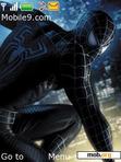 Download mobile theme black spiderman