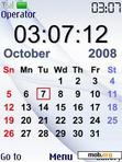 Download mobile theme Clock Calendar v.4