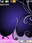 Download mobile theme Pink Purple Swirl