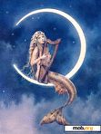 Download mobile theme Mermaid Moon anim