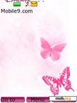 Download mobile theme pink butterfly