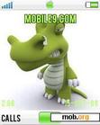 Скачать тему 3d Crocodile