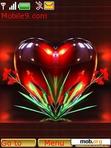 Download mobile theme Red heart J