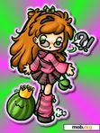 Download mobile theme sweet chibi girl