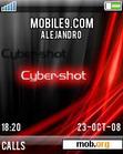 Download mobile theme Cyber-Shot _Red