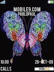 Download mobile theme Butterfly animated