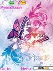 Download mobile theme butterfly_pink