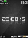 Download mobile theme Carbon Clock v.2