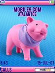 Download mobile theme TMC 174 Pink & Blue &quot;Piggy Bank