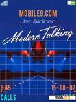 Download mobile theme Modern Talking jet airliner