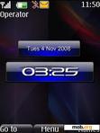 Download mobile theme Purple Swf Clock