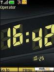 Download mobile theme Clock big Gold 2