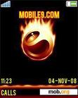 Download mobile theme On Fire Animated