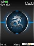 Download mobile theme Clock_Dragon Neon