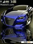 Download mobile theme audi animated