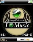 Скачать тему I sony ericsson music