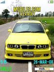 Download mobile theme BMW E34 Yellow