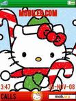 Download mobile theme christmas kitty